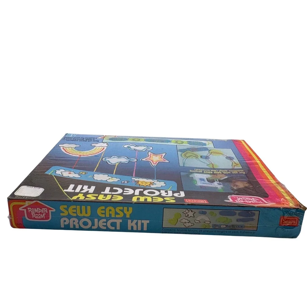 Vtg 1980 Romper Room Sew‎ Easy Project Kit Sears NIB Hasbro Sealed Mobile Sears